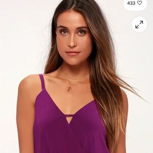 Lulu's Vibrant Magenta Dress